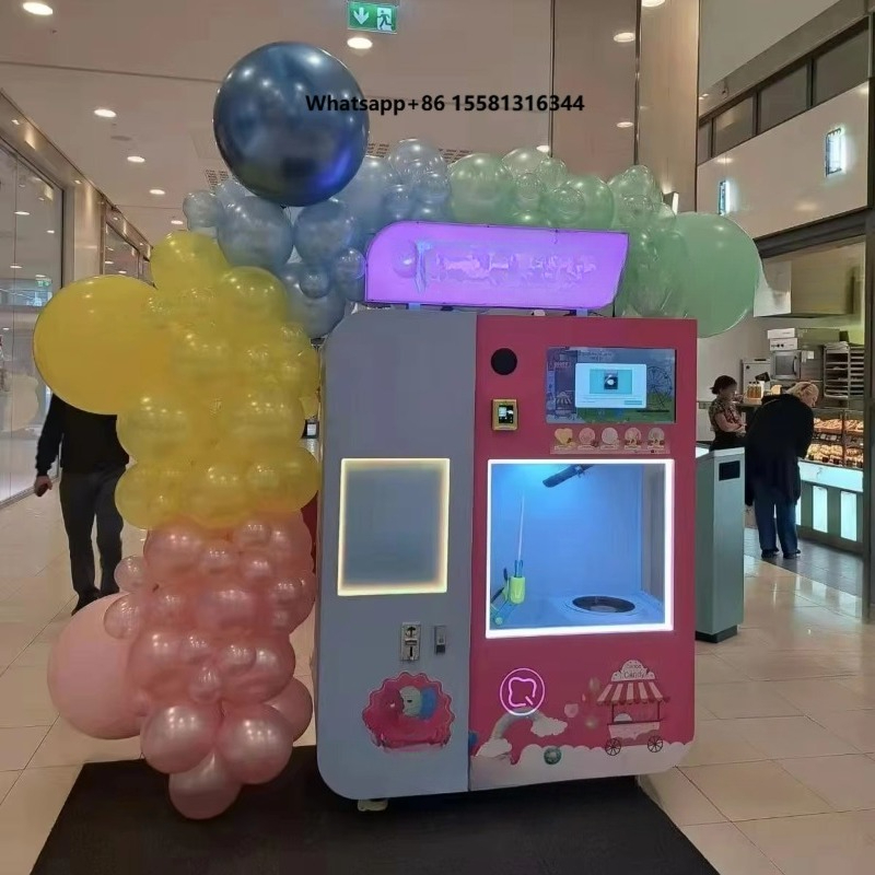Candy Floss Machine - Distributore Automatico di Caramelle 24 Ore